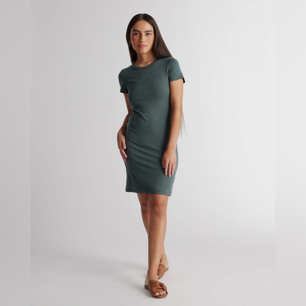 Quince Tencel Jersey T-Shirt Dress